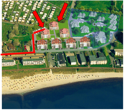 Anfahrt  Ferienwohnung Seestern 37